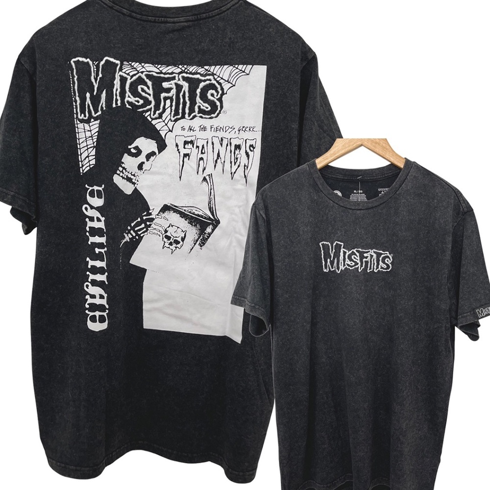 NWT Misfits Graphic T-Shirt Embroidered Heavy Weight XL